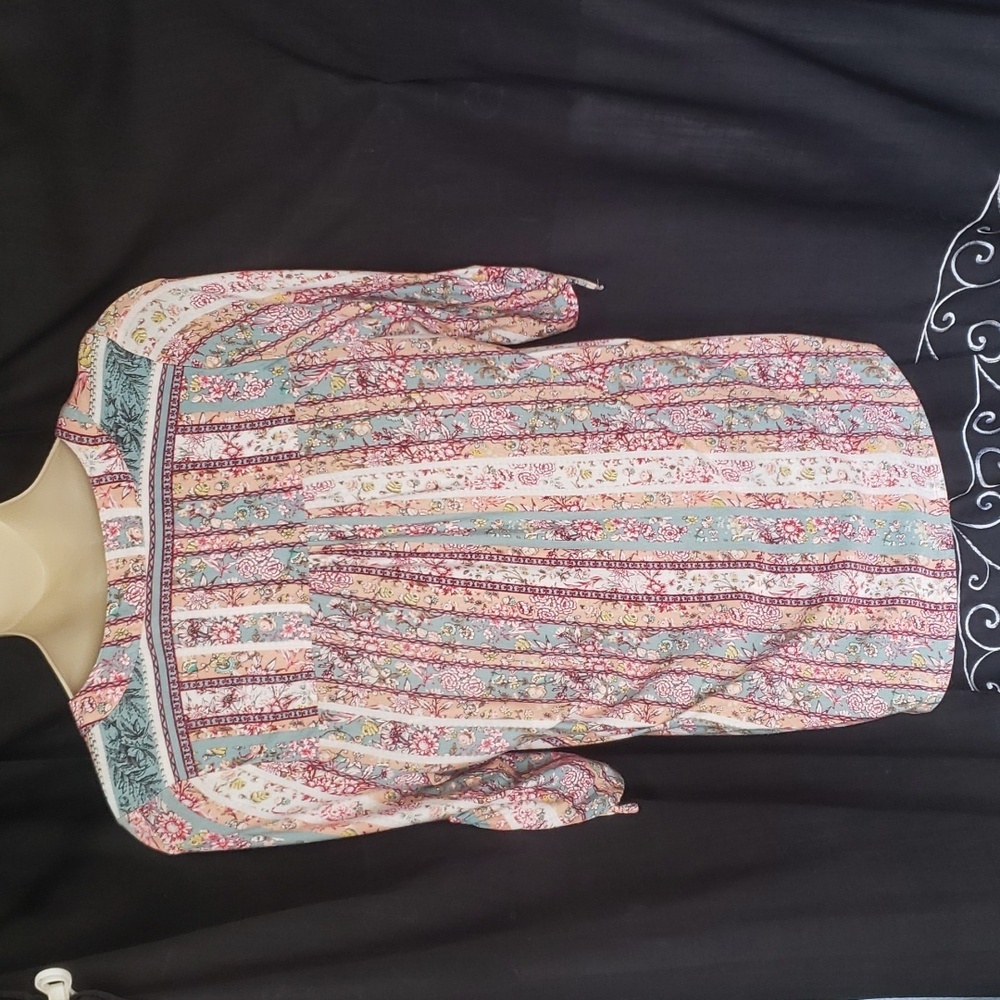 Unity World. Adorable Boho Tunic; Adjustable Slee… - image 3